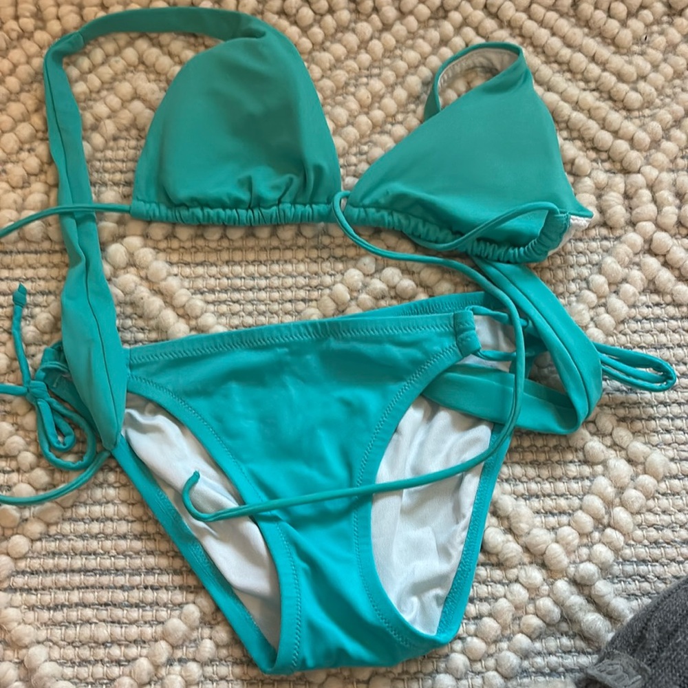 Teal Victoria’s Secret bikini xs